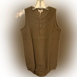 The Simple Folk Organic Cotton Seeker Romper nwt